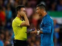 Cristiano Ronaldo, Real Madrid, red card