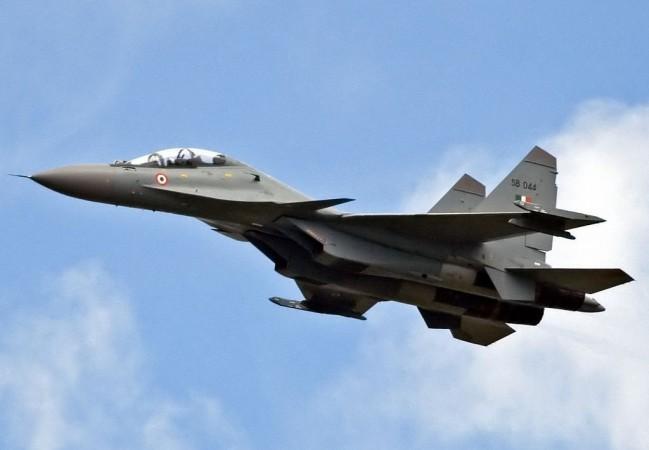 The SU-30MKI fighter jet. SU-30MKI
