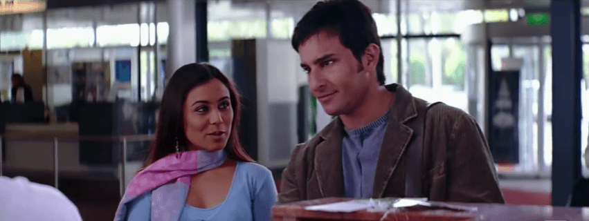 Saif Ali Khan and Rani Mukerji in Hum Tum Saif Ali Khan and Rani Mukerji in Hum Tum
