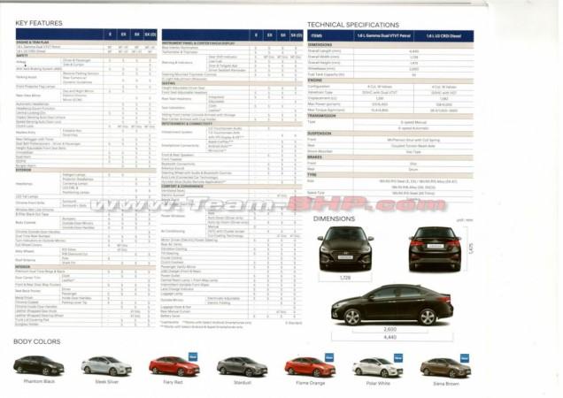 2017 Hyundai Verna brochure 2017 Hyundai Verna brochure