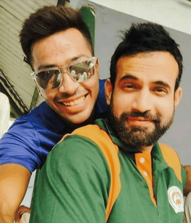 Hardik Pandya with Irfan Pathan