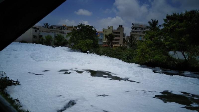 Belandur lake frothing Belandur lake frothing