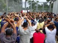 Asylum seekers waiting to apply for asylums
