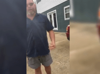 North Carolina man confronted over swastika flag says: This is Nazi f**king America