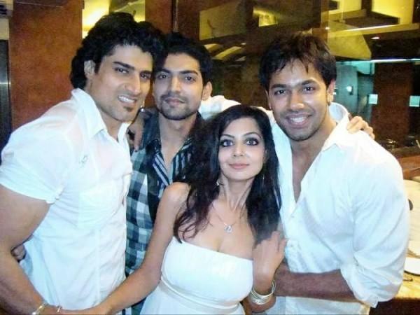 TV actor Gagan Kang with industry friends TV actor Gagan Kang with industry friends