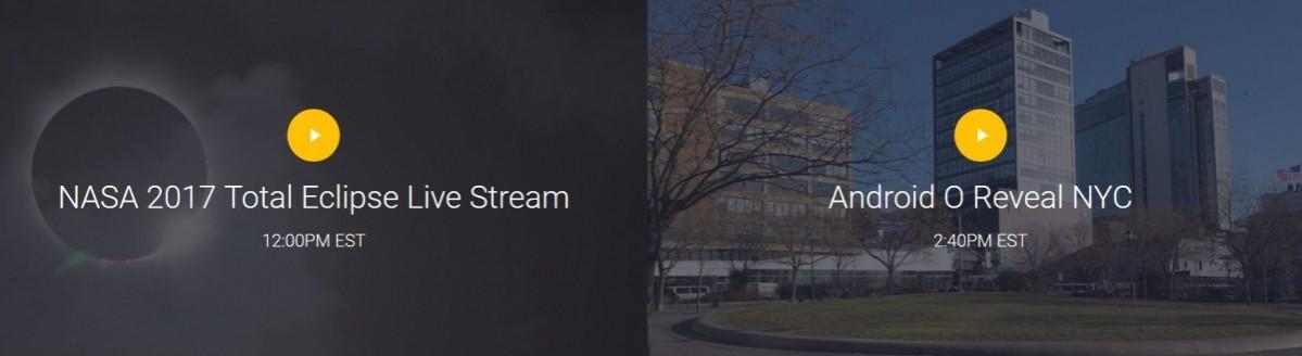 Android O launch live stream: How to watch Google's special Solar eclipse-cum-mobile OS screening event Google, NASA, Android O, Solar Eclipse 2017, live stream, timing details