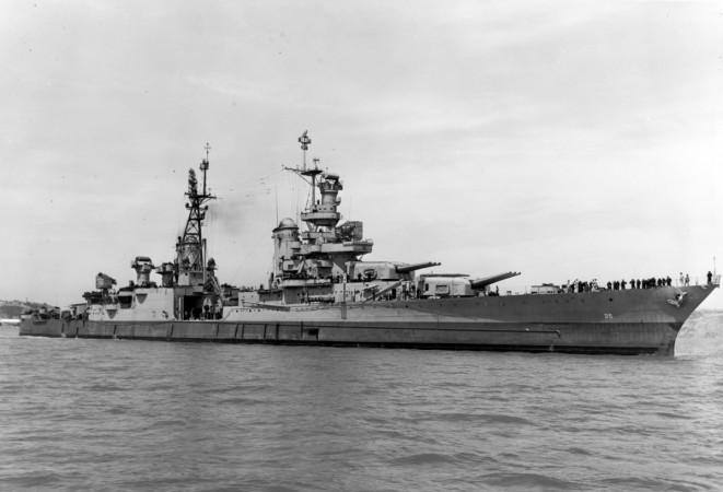 USS Indianapolis Indianopolis found 18,000 feet deep in Pacific Ocean