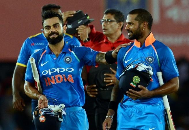 India completed a clean sweep of the Test, ODI and T20I series in Sri Lanka Virat Kohli, Shikhar Dhawan, India, Sri Lanka, 1st ODI