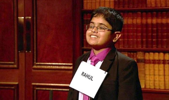 In picture: UK Child Genius Rahul. UK Child Genius