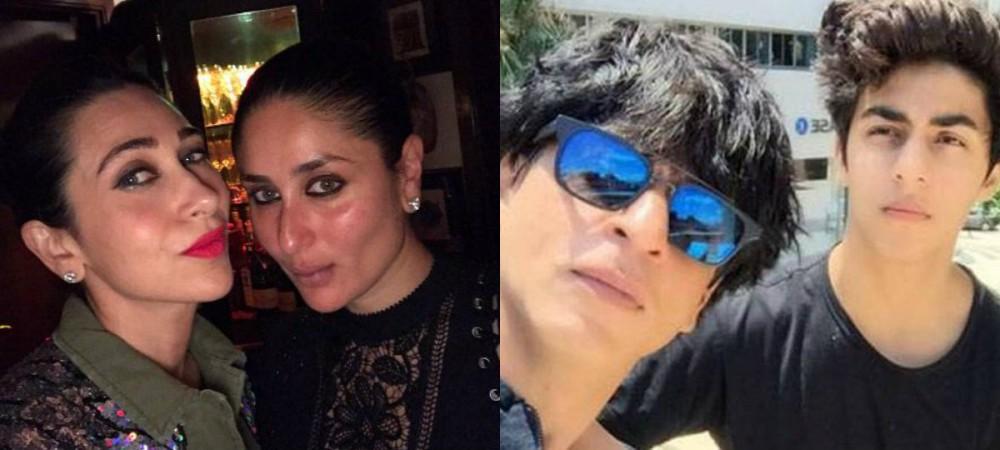 Kareena Kapoor Khan, Karisma Kapoor, Shah Rukh Khan, Aryan Khan Kareena Kapoor Khan, Karisma Kapoor, Shah Rukh Khan, Aryan Khan