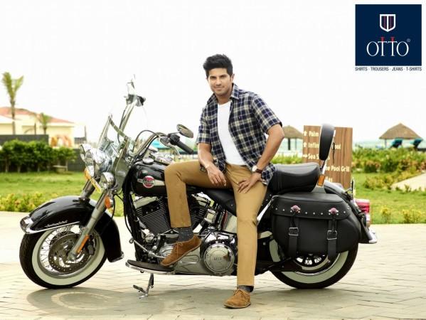 Dulquer Salmaan endorses the Otto shirt brand. Dulquer Salmaan