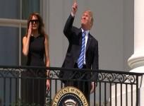 WATCH: Donald Trump defies solar eclipse rules