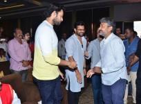 SS Rajamouli with Varun Tej at Sye Raa Narasimha Reddy event