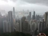 Typhoon Hato batters Hong Kong