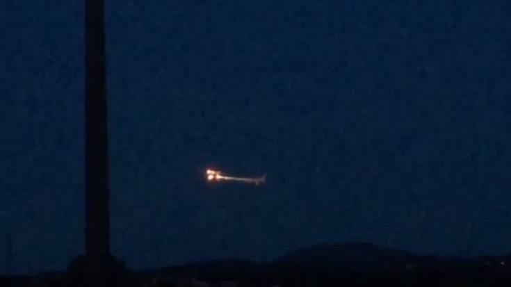 UFO spotted over Cley Hill near Frome in Somerset UFO in Somerset