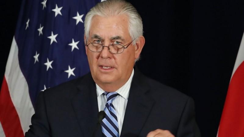 US Secretary of State Rex Tillerson Tillerson: US pleased to see restraint shown by North Korea