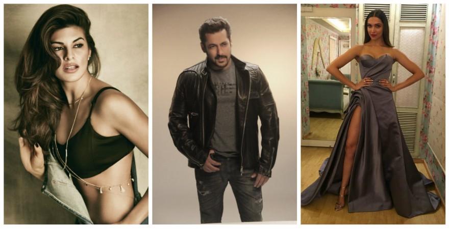 Jacqueline Fernandez, Salman Khan and Deepika Padukone Jacqueline Fernandez, Salman Khan and Deepika Padukone