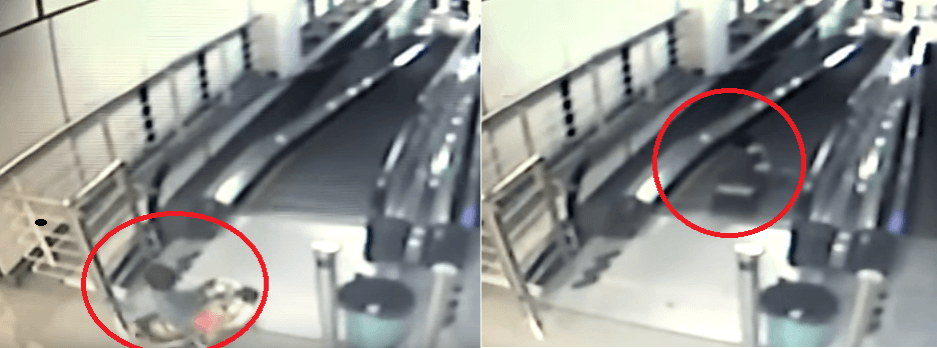 CCTV footage of escalator accident that occured in a mall in Hyderabad. Escalator accident, Hyderabad, Hyderabad mall accident