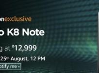 Lenovo K8 Note flash sale