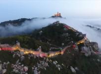 Historic castle in Portugal lit up in Catalan colors to honor Barcelona victims