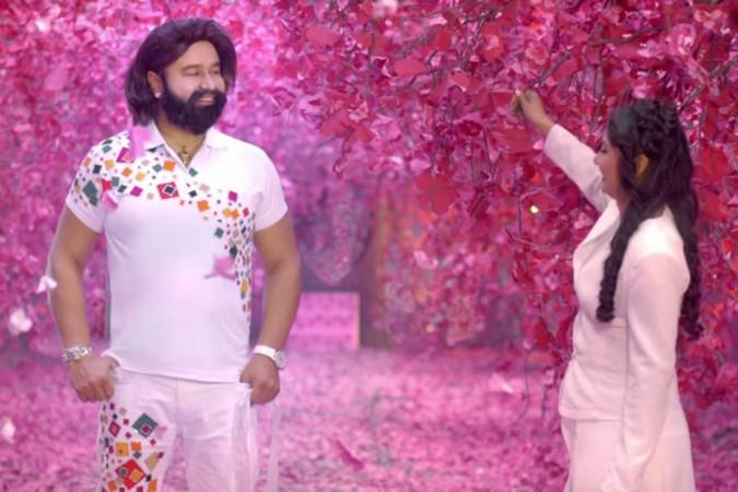 Actor Gurmeet Ram Rahim Singh stills of his film Gurmeet Ram Rahim Singh
