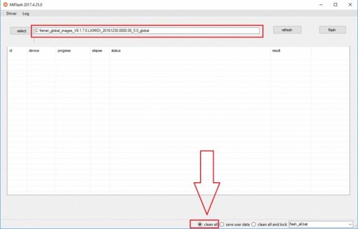 Xiaomi Mi Flash tool