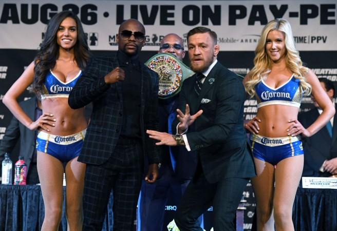 Floyd Mayweather and Conor McGregor Conor McGregor Floyd Mayweather