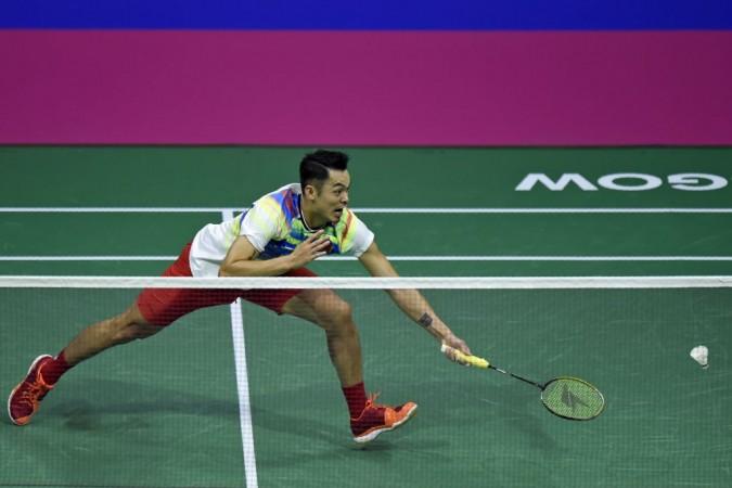 Lin stunned the crowd with his swift movement on court on Saturday Lin Dan