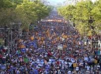 Hundreds of thousands march in Barcelona to show unity