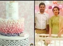 Nivin Pauly with his family, Nivin Pauly, Rinna Joy, Tose Teresa