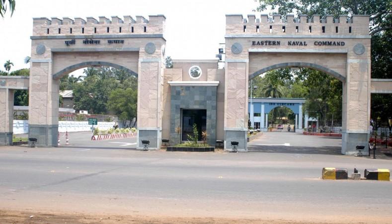 The office of the Eastern Naval Command in Visakhapatnam, where the sailor was working before being discharged. Eastern Naval Command in Visakhapatnam