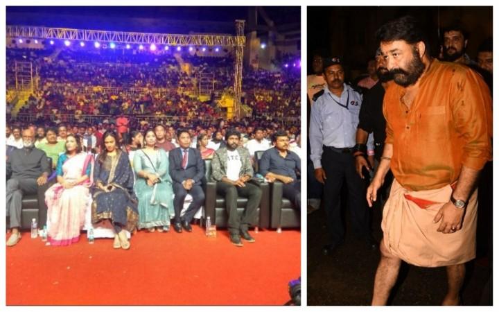 Mohanlal, Rajinikanth, Suriya, Dhanush, Suriya, Karthi, Vishal and many other celebs attend stunt union celebration in Chennai. Mohanlal, Rajinikanth, Suriya, Dhanush, stunt union celebration
