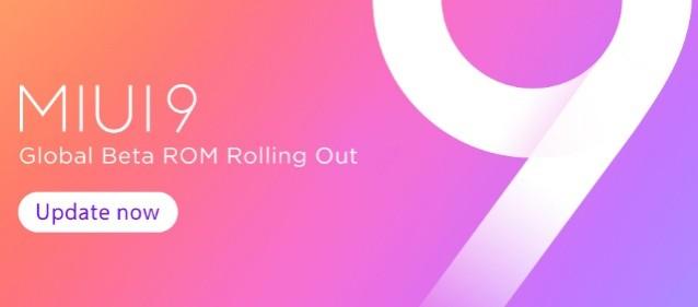 MIUI 9 Global Beta ROM launch announcement MIUI 9 Global Beta ROM launch announcement