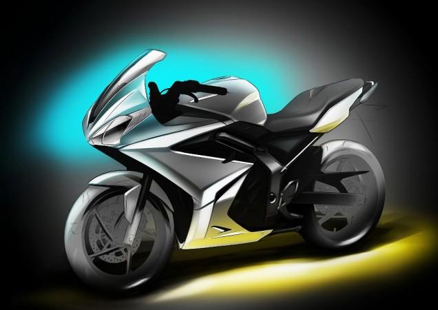 Triumph Daytona teaser Triumph Daytona 250cc