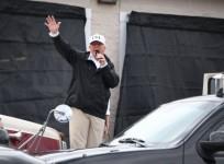 Donald Trump comments on crowd turnout during a Visit to Harvey-ravaged Texas