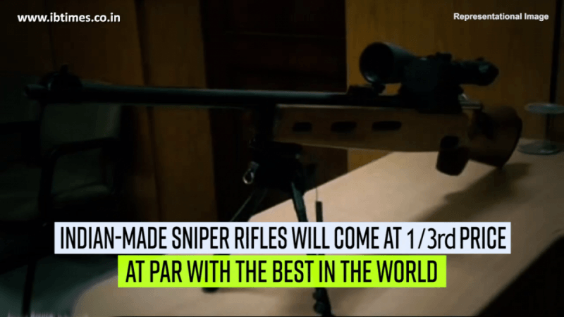 India gets its own Sniper Rifle from West Bengal's Ishapore India gets its own Sniper Rifle from West Bengal's Ishapore