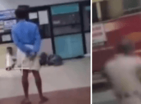 Kerala bus terminal, Security guard