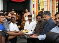 SS Rajamouli with Puri Jagan and Balakrishna