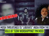 Zakir Musa: Will liberate India from cow-worshipping PM