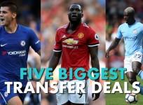 Five biggest Premier League transfer deals of 2017