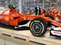 This life-size Ferrari F1 car was created entirely from lego