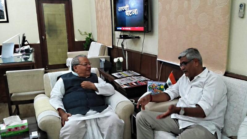 In picture: Gajendra Singh Shekhawat (right) with Kalraj Mishra. Gajendra Singh Shekhawat