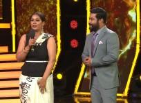 Mumaith Khan with Jr NTR on Bigg Boss Telugu