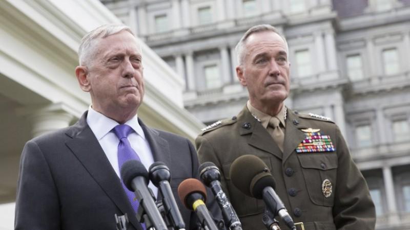 US Defense Secretary James Mattis (Left) has warned of massive military response to North Korea attack US Defense Secretary warns of massive military response to North Korea attack
