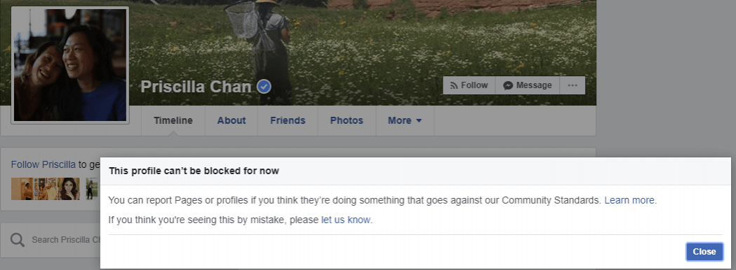 Priscilla Chan Facebook profile Priscilla Chan Facebook profile