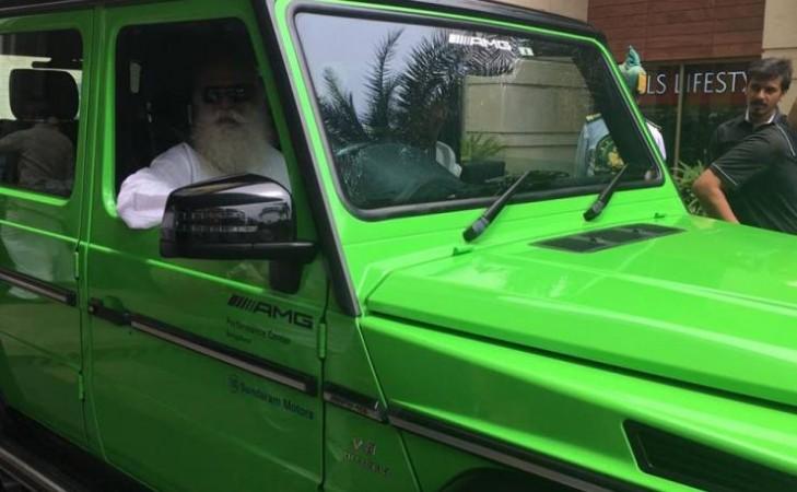Sadhguru Jaggi Vasudev kicks off campaign in a Mercedes Benz AMG Sadhguru Jaggi Vasudev