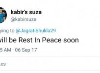 Death threat to Jagrati Shukla