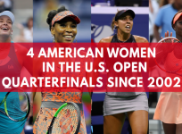 There are four American women in the US Open quarterfinals for the first time in 15 years