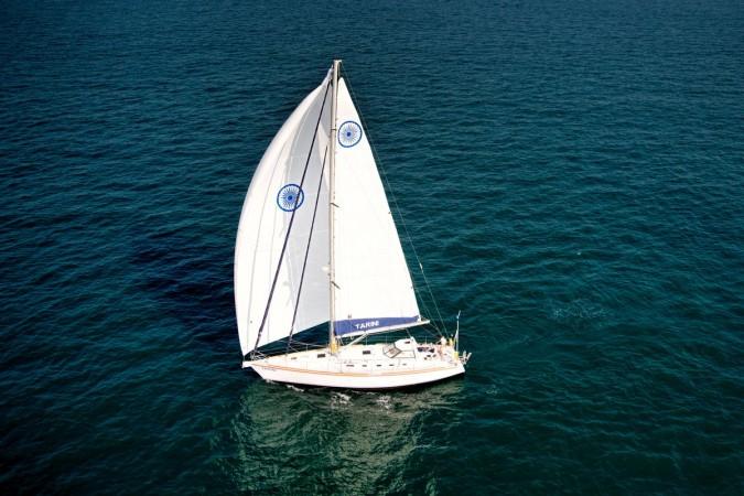 The INSV Tarini, which was built at the Aquarius Shipyard in Goa, is 55-foot long, five metres wide and has a displacement of 23 tonnes. It was inducted into the Indian Navy in February this year. Indian Navy INSV Tarini