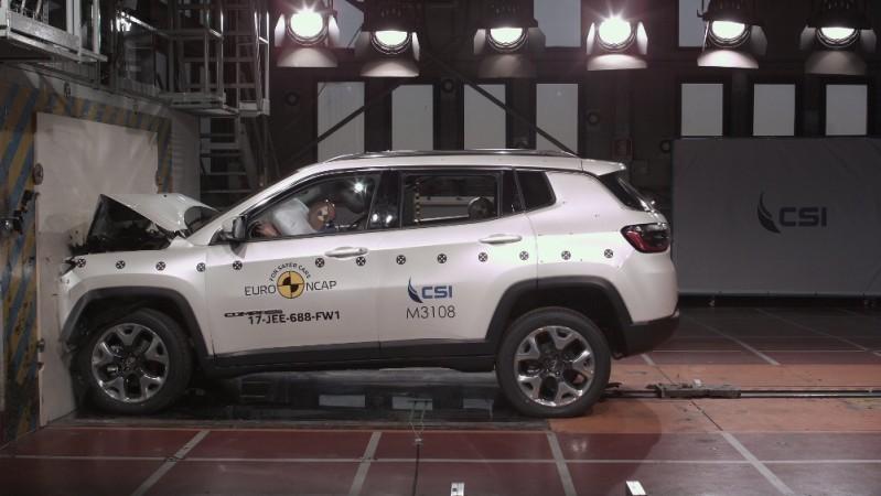 Jeep Compass performing at Euro NCAP crash test Jeep Compass crash test